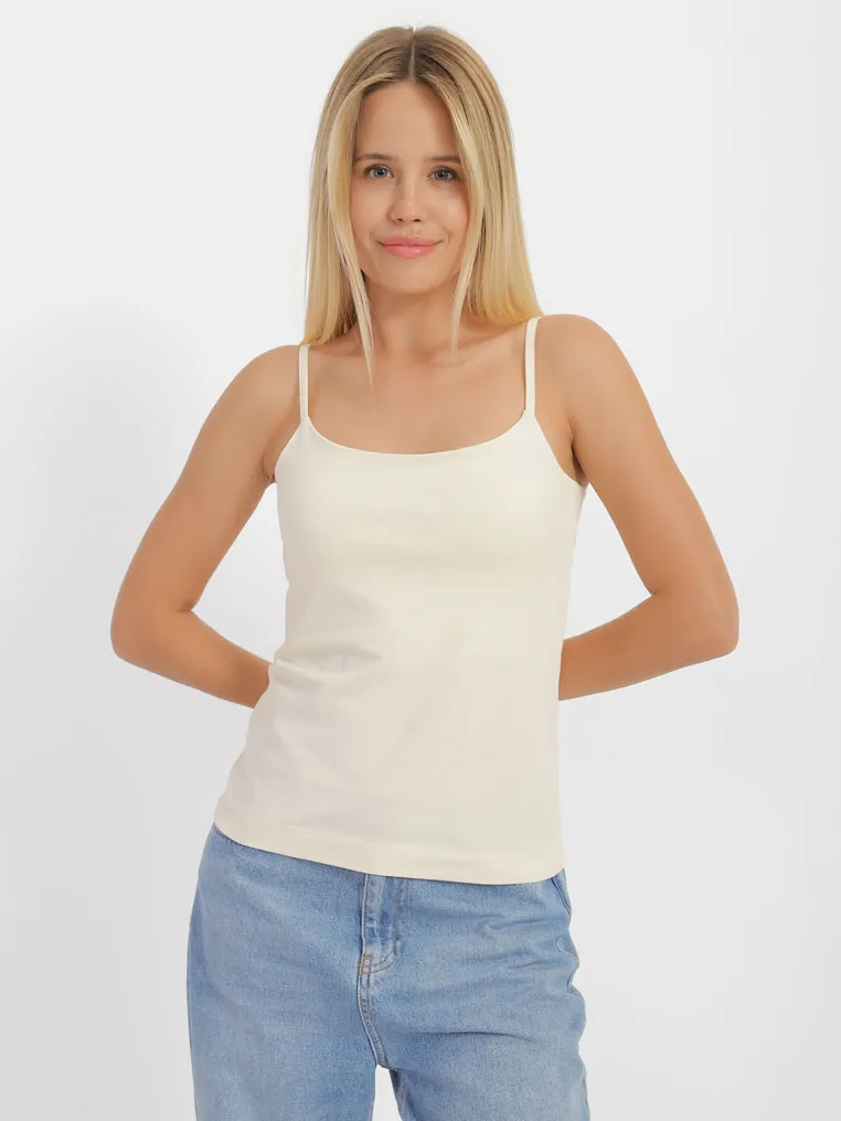 T-shirt with thin straps