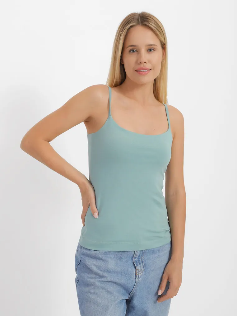 T-shirt with thin straps