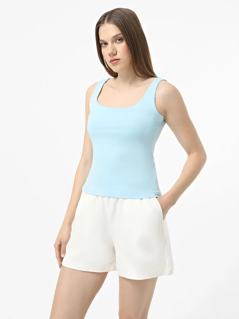 Майка на широких бретелях