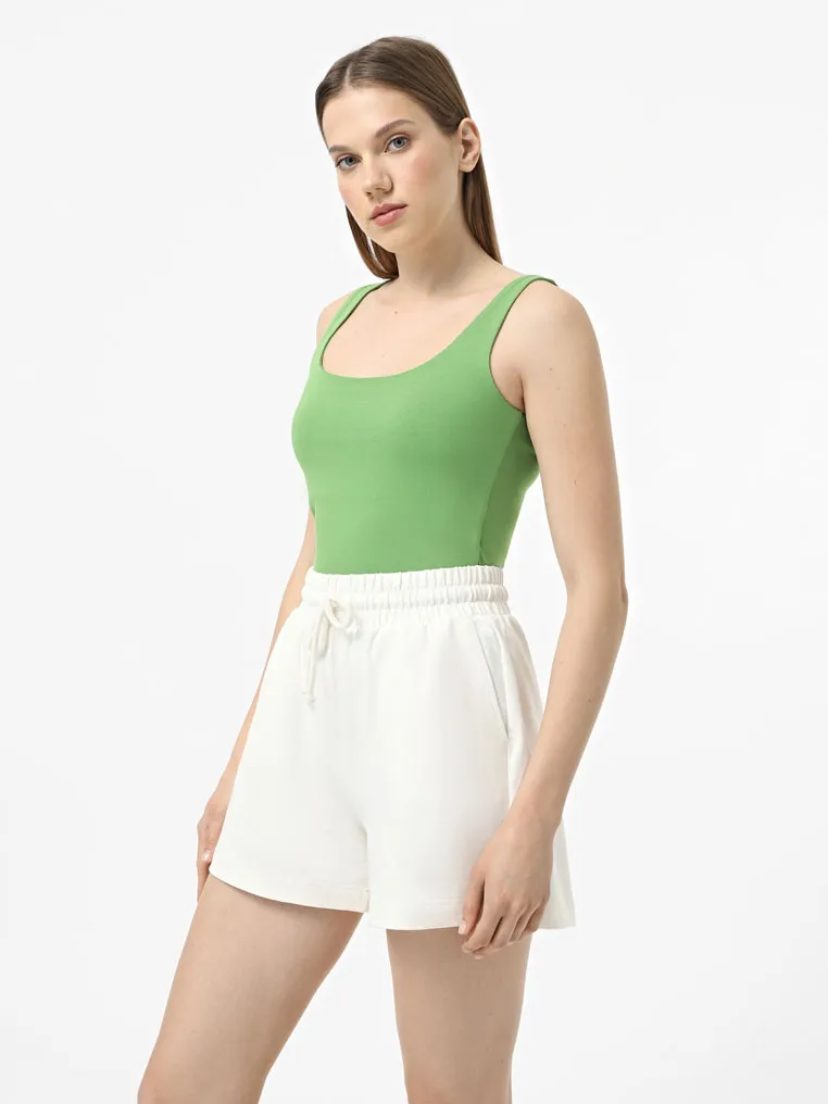 Майка на широких бретелях