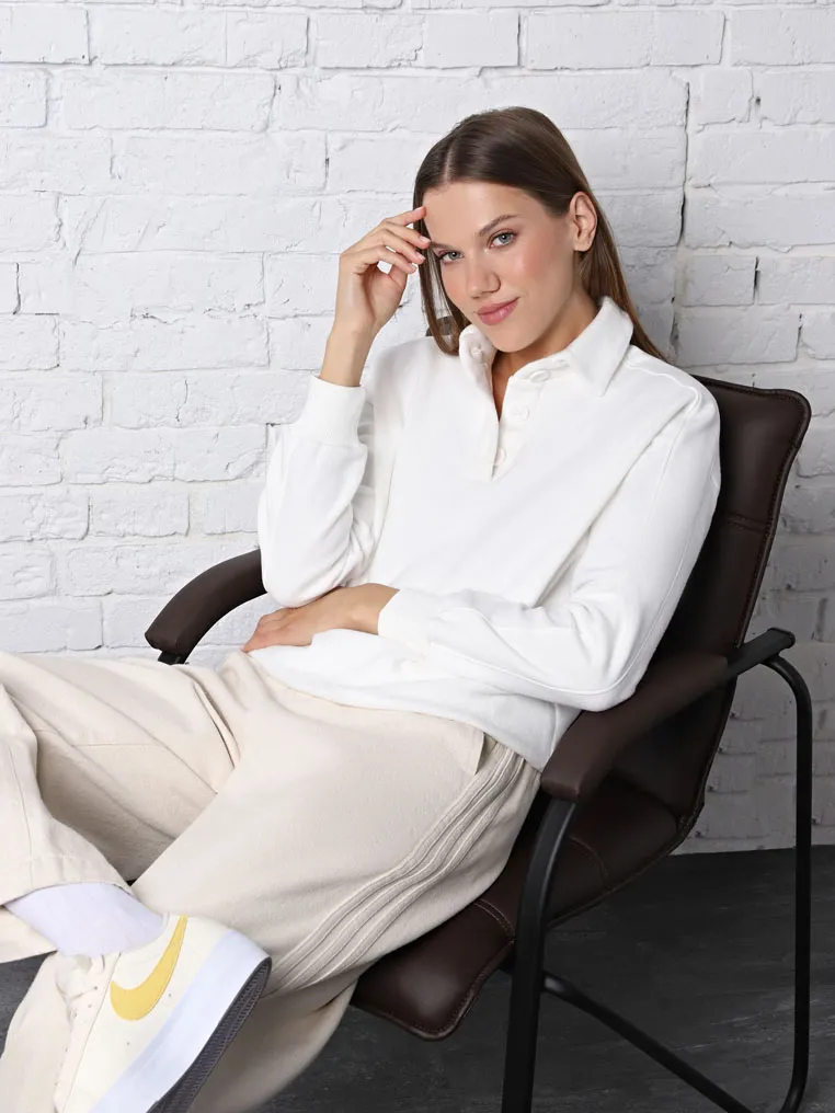 Polo sweatshirt