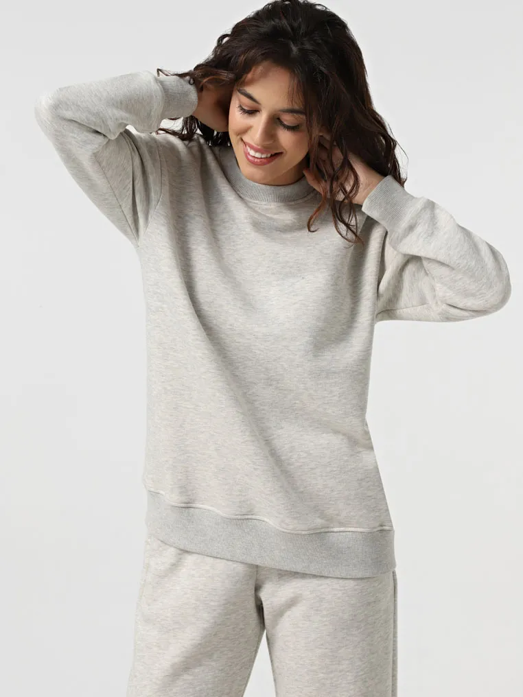 Insulated sweatshirt